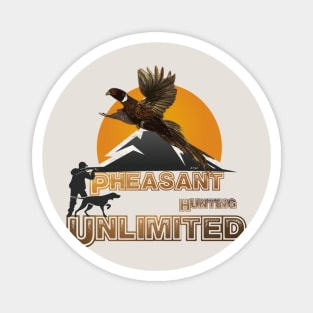 Pheasant Hunting Unlimited Magnet